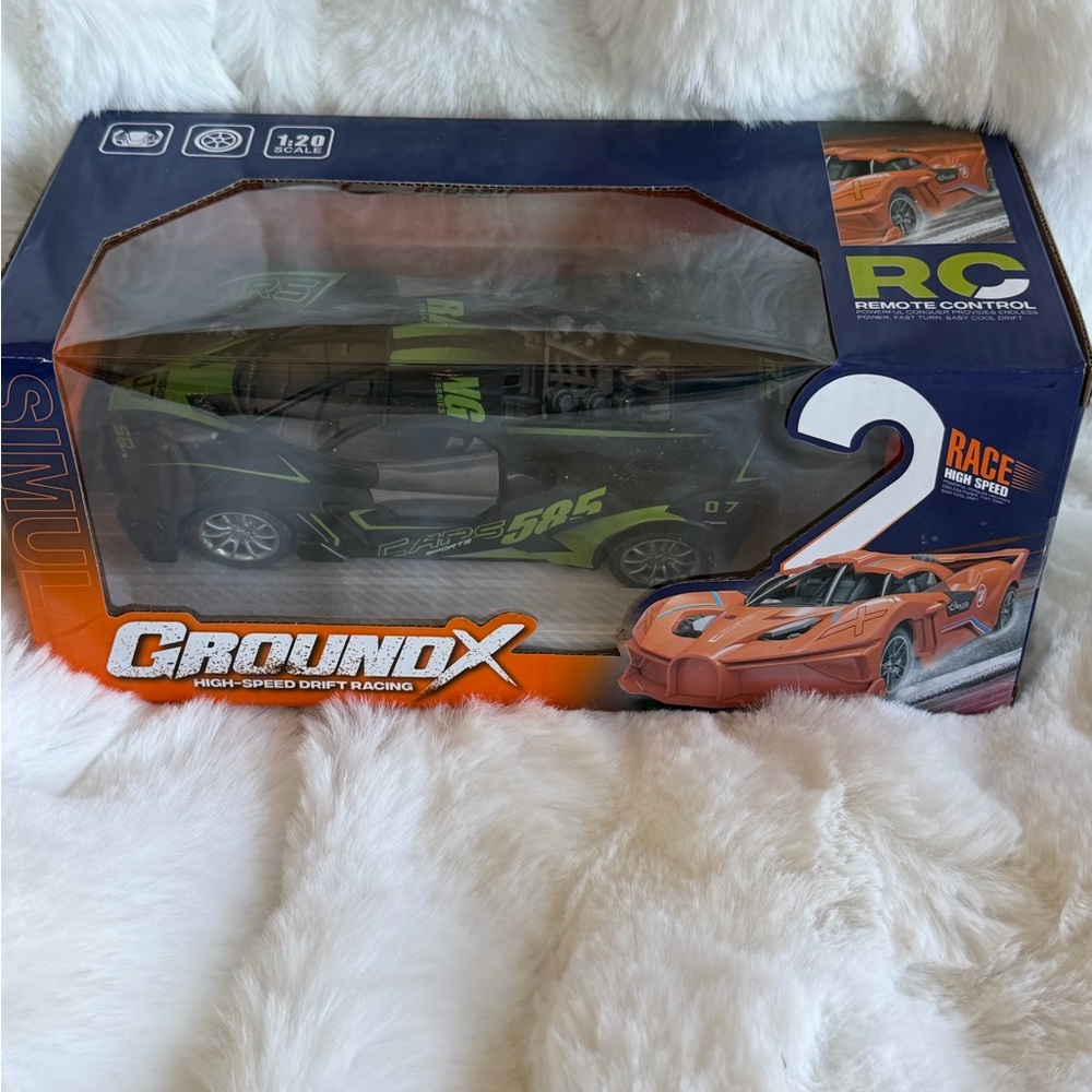 Remote Control Car - Green and Orange